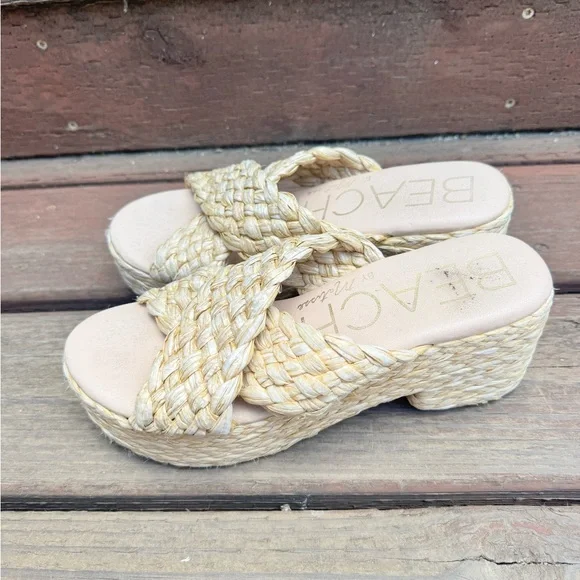 Anthropologie Beach By Matisse Espadrille Woven Shoes Size 9 - Picture 4 of 6